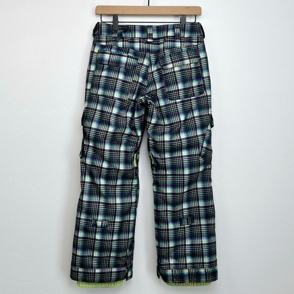Burton Girls Plaid DryRide Snowboarding Adjustable Pants - Picture 9 of 11